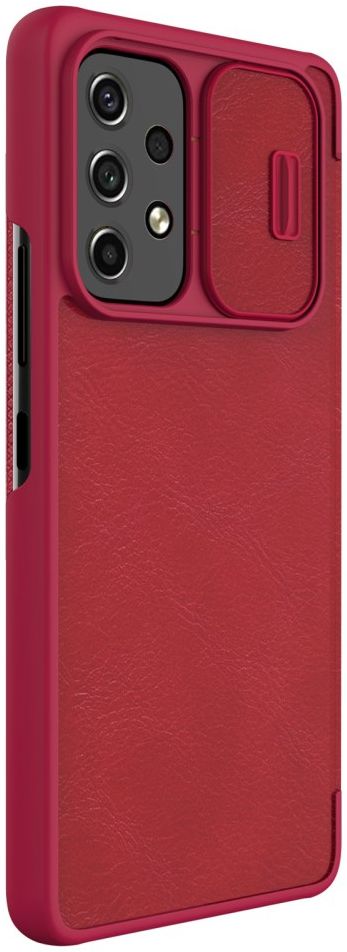 Nillkin Qin Samsung Galaxy A53 Hoesje Book Case Camera Slider Rood afbeelding 14
