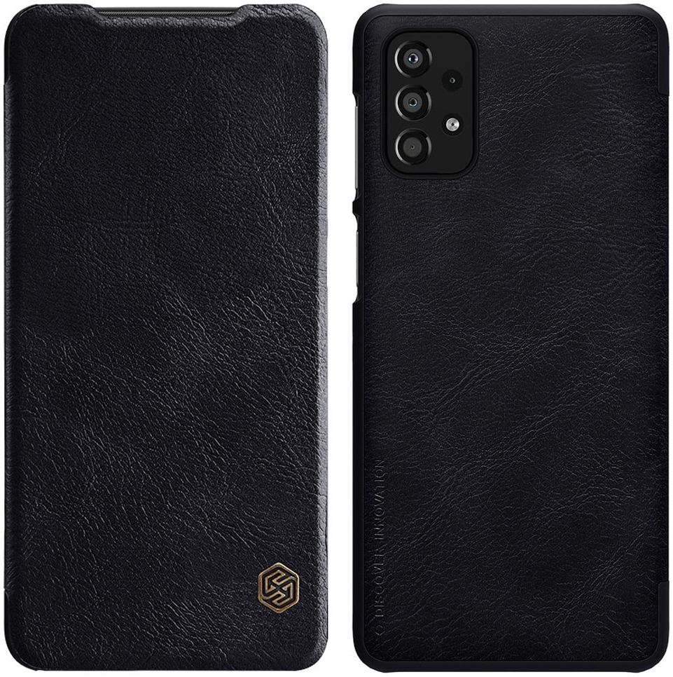 Nillkin Qin Samsung Galaxy A33 Hoesje Wallet Book Case Zwart afbeelding 2