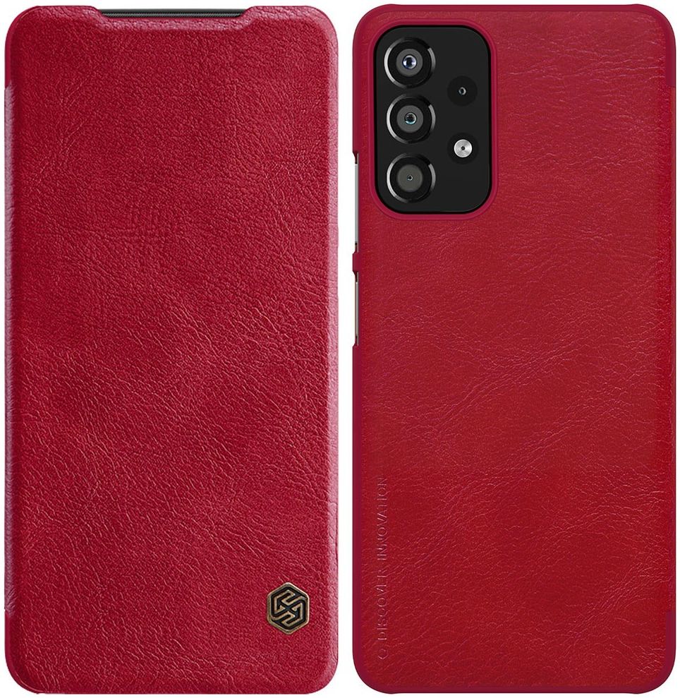 Nillkin Qin Samsung Galaxy A33 Hoesje Wallet Book Case Rood afbeelding 2