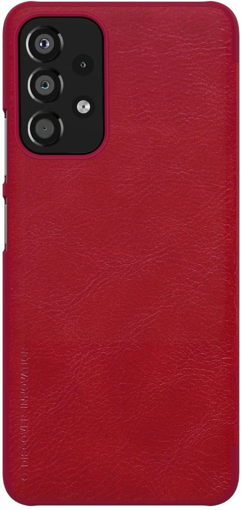 Nillkin Qin Samsung Galaxy A33 Hoesje Wallet Book Case Rood afbeelding 4