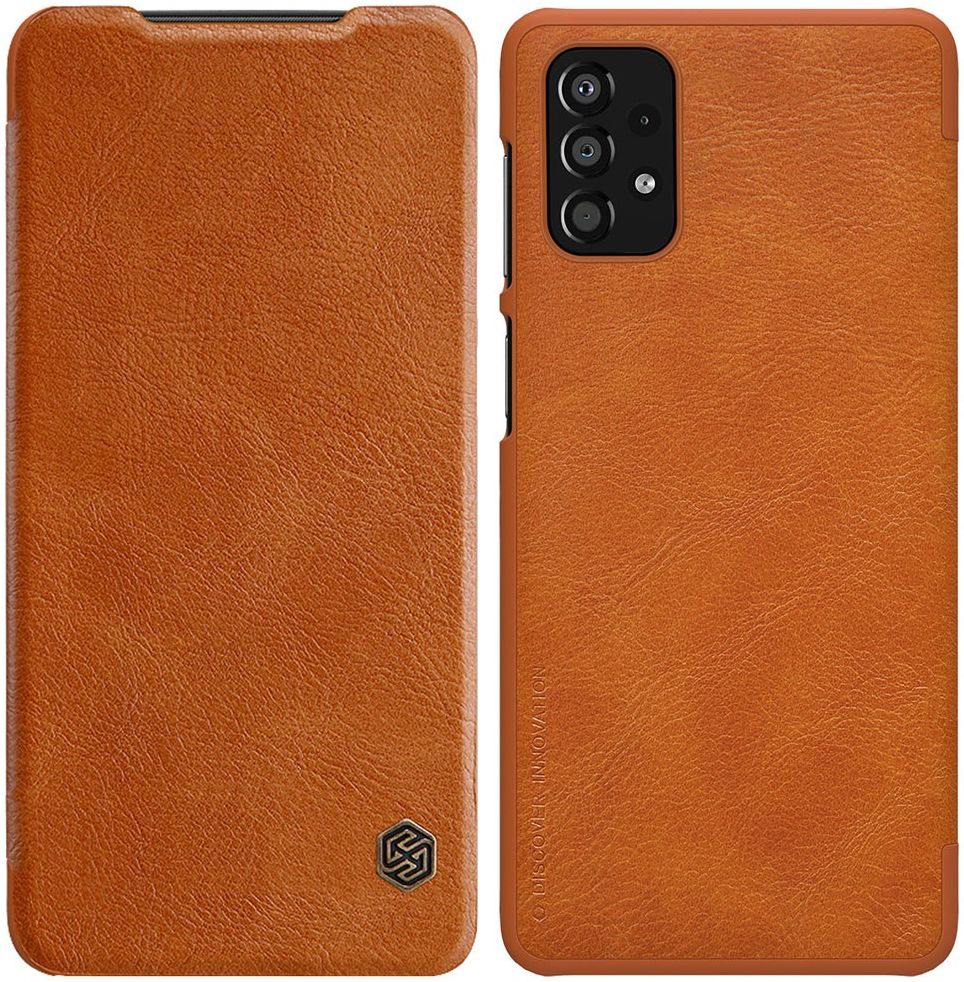 Nillkin Qin Samsung Galaxy A33 Hoesje Wallet Book Case Bruin afbeelding 4
