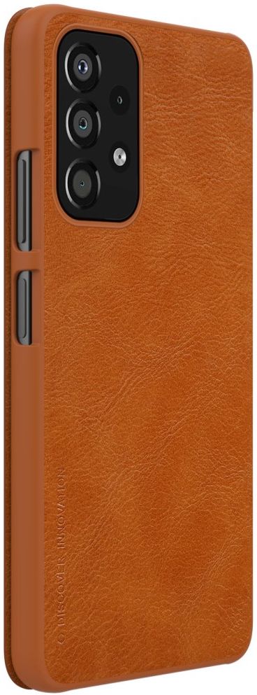 Nillkin Qin Samsung Galaxy A33 Hoesje Wallet Book Case Bruin afbeelding 5
