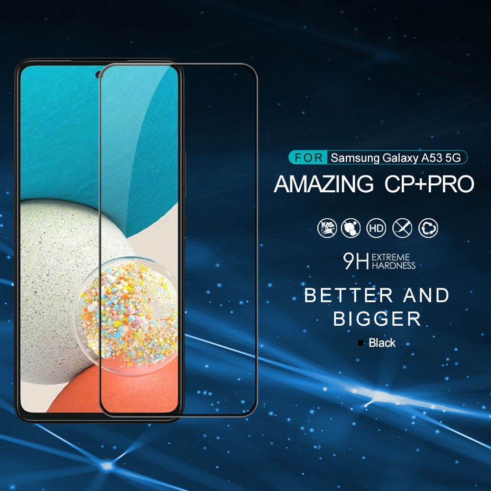 Nillkin Samsung Galaxy A53 Screen Protector 0.33mm Anti-Explosie Zwart afbeelding 4