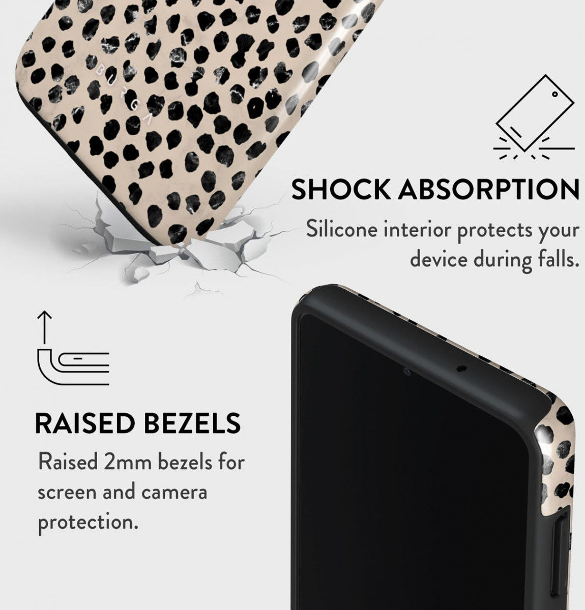 Burga Tough Case Samsung Galaxy S21 FE Hoesje Almond Latte afbeelding 4