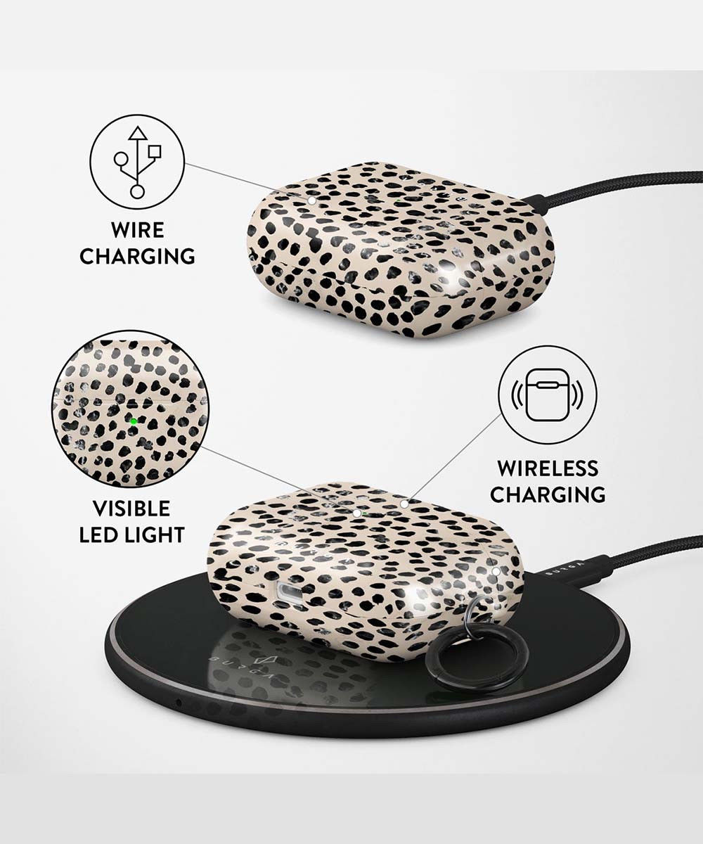 Burga Tough Case Apple AirPods 3 Hoesje Almond Latte afbeelding 3