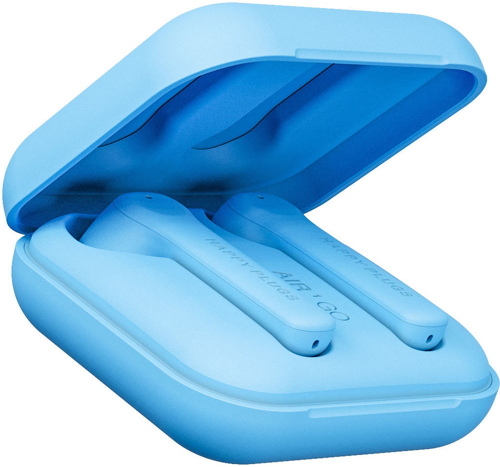 Happy Plugs Air 1 Go Draadloze Bluetooth Oordopjes Blauw afbeelding 3