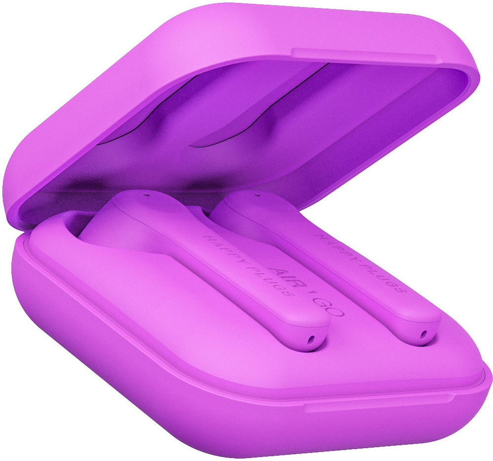 Happy Plugs Air 1 Go Draadloze Bluetooth Oordopjes Paars afbeelding 3