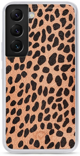 Mobilize Gelly Wallet Zipper Samsung Galaxy S22 Hoesje Olive Leopard afbeelding 2