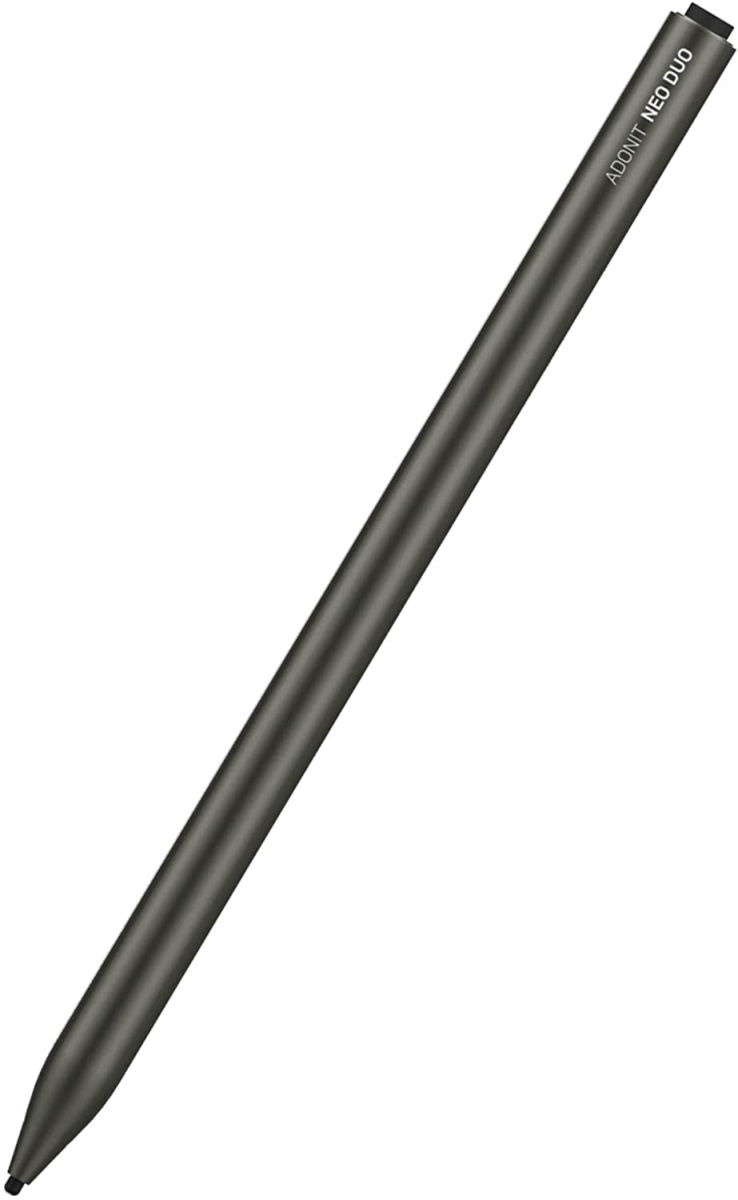 Adonit Neo Duo Stylus Pen Herlaadbaar met Native Palm Rejection Zwart afbeelding 1