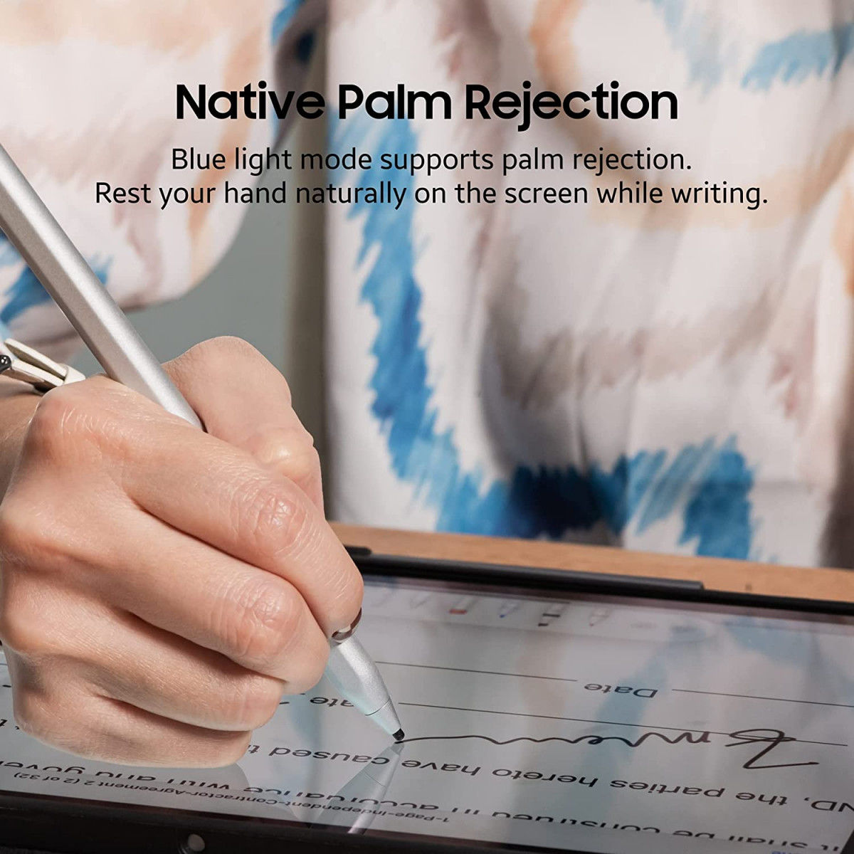 Adonit Neo Duo Stylus Pen Herlaadbaar met Native Palm Rejection Zwart afbeelding 5