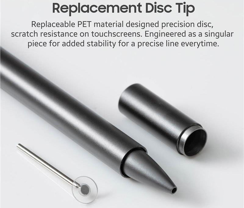 Adonit Neo Lite Nauwkeurige Universele / Passieve Disc-Tip Stylus Pen Zwart afbeelding 9