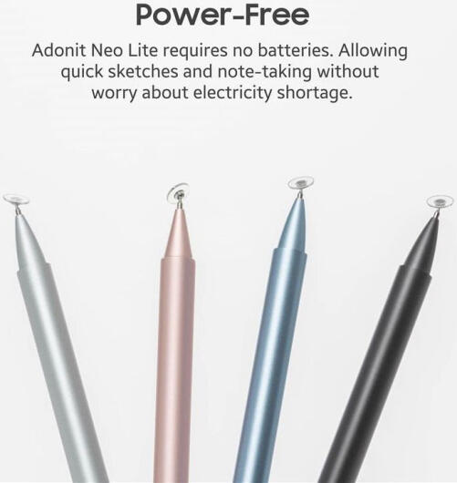 Adonit Neo Lite Nauwkeurige Universele / Passieve Disc-Tip Stylus Pen Zwart afbeelding 8