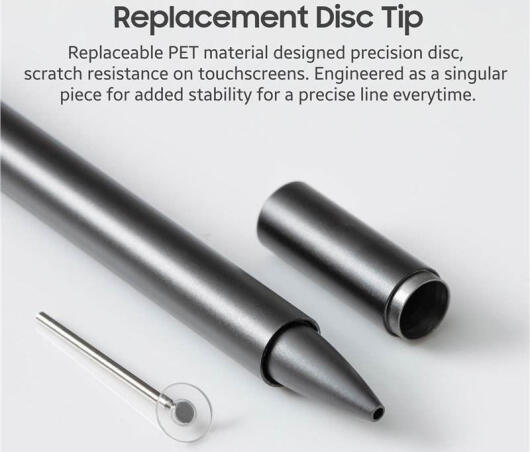 Adonit Neo Lite Nauwkeurige Universele / Passieve Disc-Tip Stylus Pen Zwart afbeelding 9