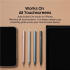 Adonit Neo Lite Nauwkeurige Universele / Passieve Disc-Tip Stylus Pen Zwart afbeelding 5