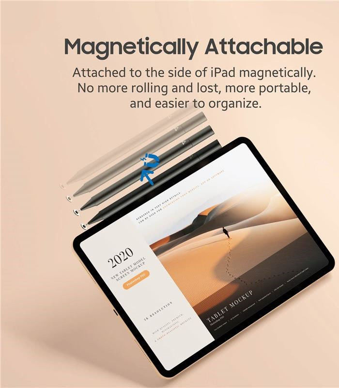 Adonit Neo Lite Nauwkeurige Stylus Pen Universeel Zilver afbeelding 4