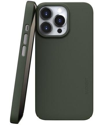 Nudient Thin Case V3 Apple iPhone 13 Pro Hoesje met MagSafe Groen Hoesjes