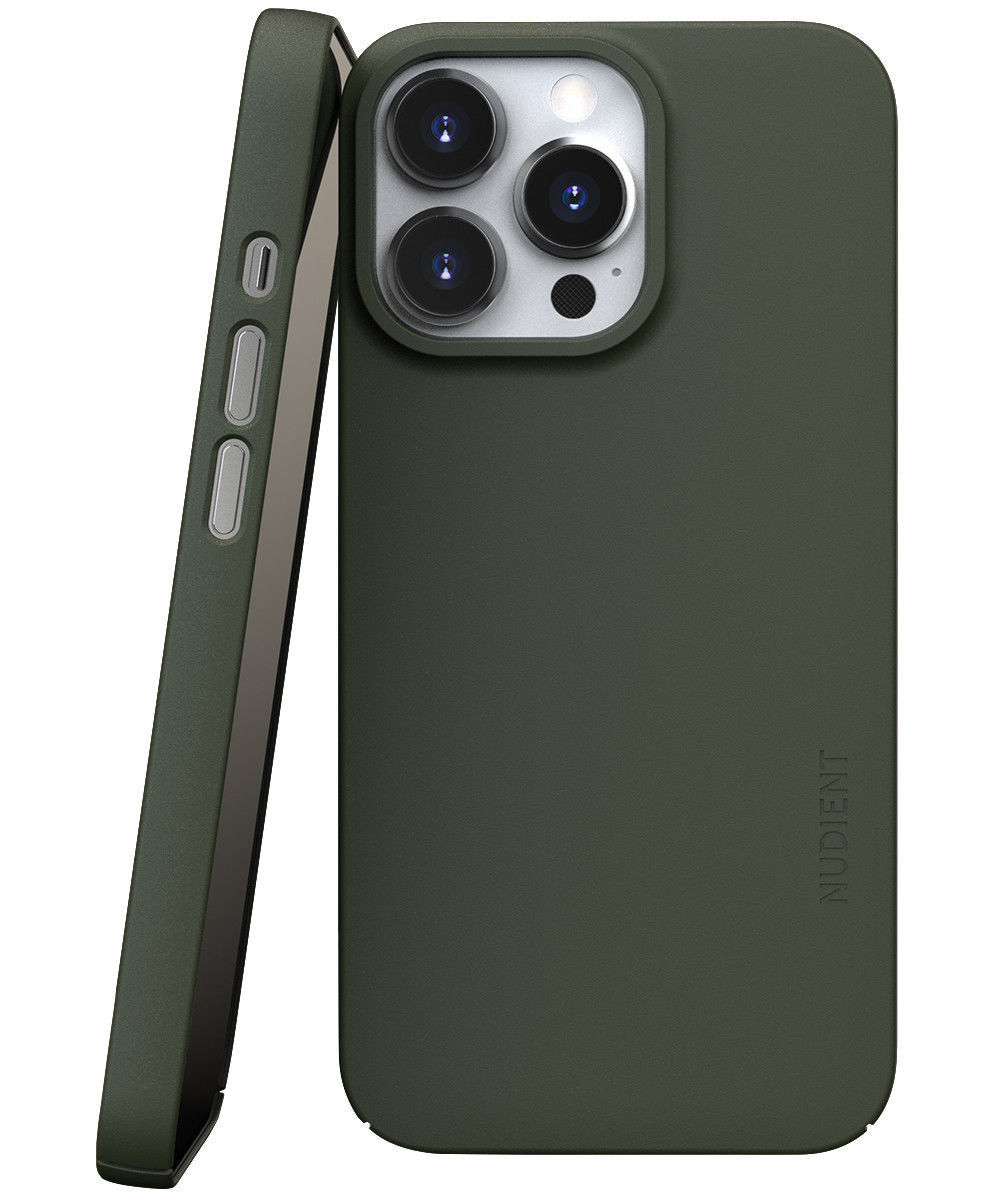 Nudient Thin Case V3 Apple iPhone 13 Pro Hoesje met MagSafe Groen afbeelding 1