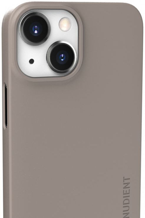 Nudient Thin Case V3 Apple iPhone 13 Mini Hoesje met MagSafe Beige afbeelding 2
