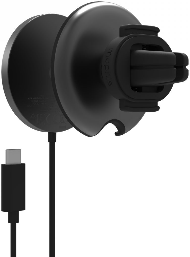 Mophie Snap+ Telefoonhouder Auto met MagSafe Lader Luchtrooster Zwart afbeelding 18
