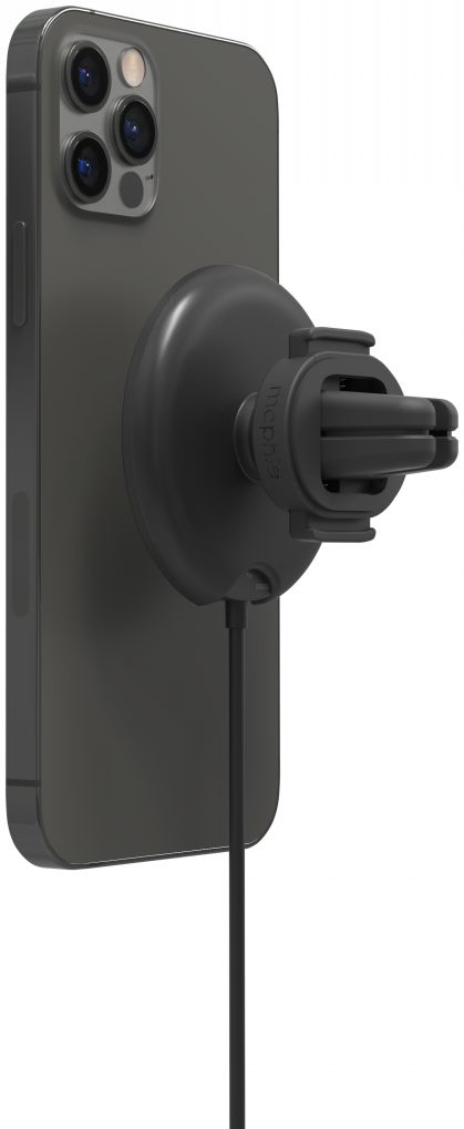 Mophie Snap+ Telefoonhouder Auto met MagSafe Lader Luchtrooster Zwart afbeelding 10