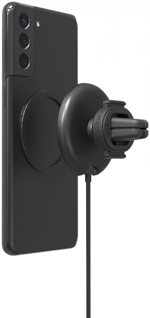 Mophie Snap+ Telefoonhouder Auto met MagSafe Lader Luchtrooster Zwart afbeelding 11