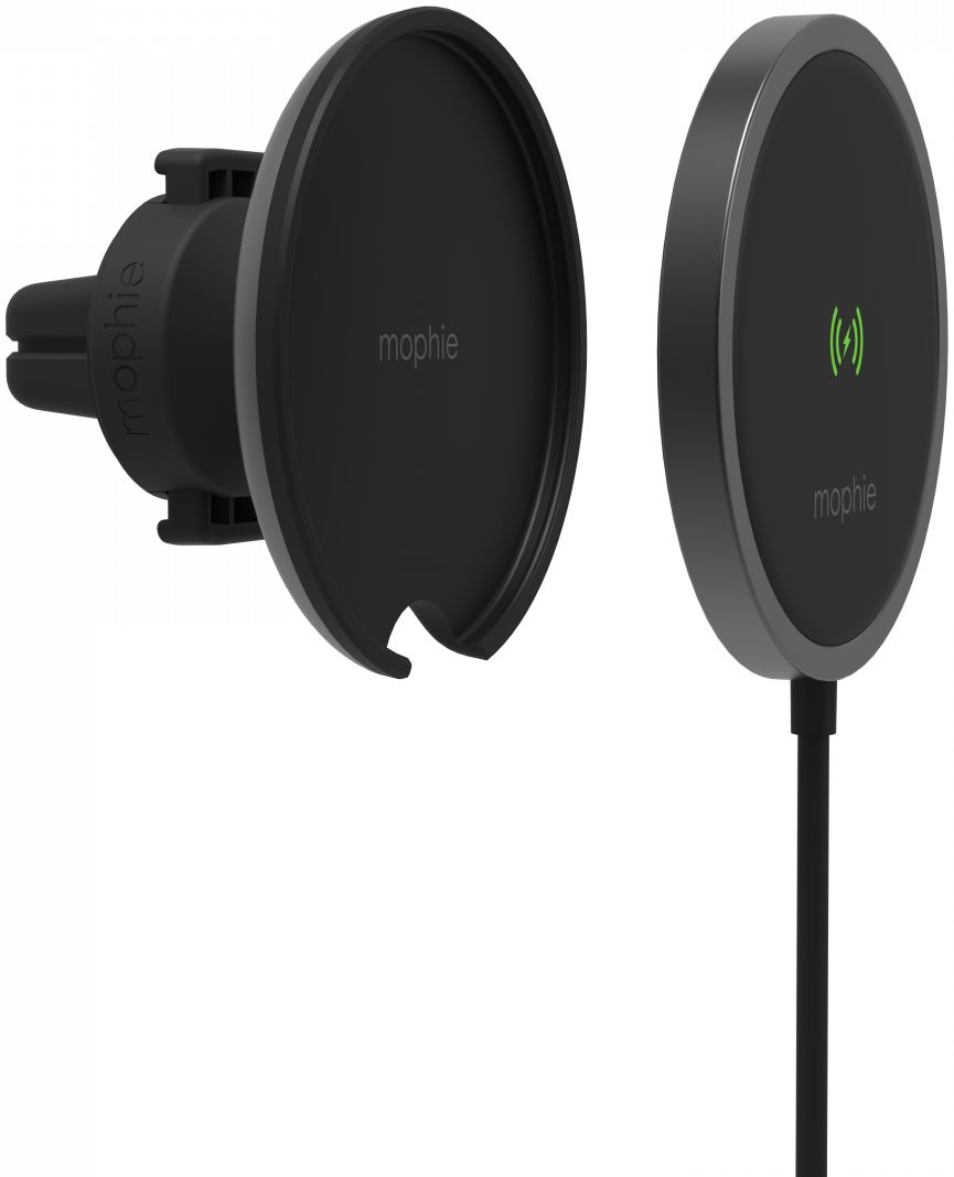 Mophie Snap+ Telefoonhouder Auto met MagSafe Lader Luchtrooster Zwart afbeelding 13