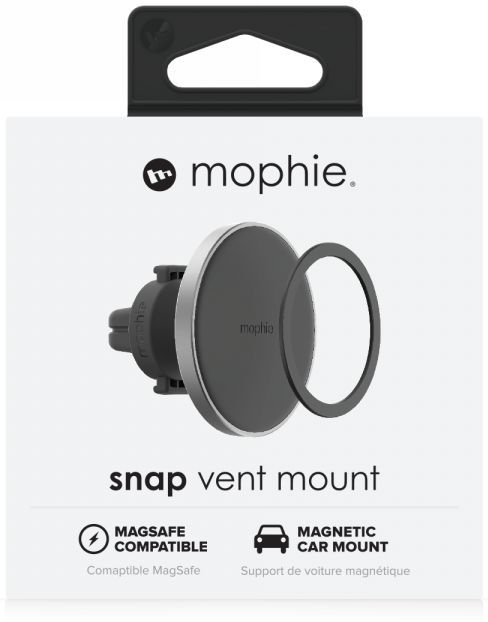 Mophie Snap Telefoonhouder Auto met MagSafe Ventilatierooster Zwart afbeelding 12