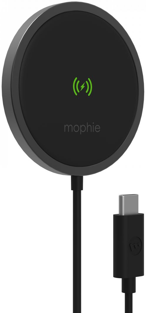 Mophie Snap+ Wireless Draadloze Oplader voor MagSafe Snelladen Zwart afbeelding 11