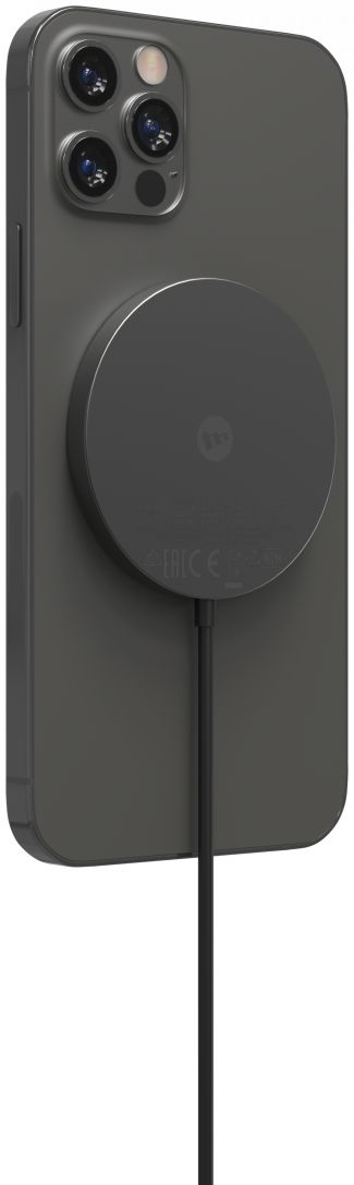 Mophie Snap+ Wireless Draadloze Oplader voor MagSafe Snelladen Zwart afbeelding 5