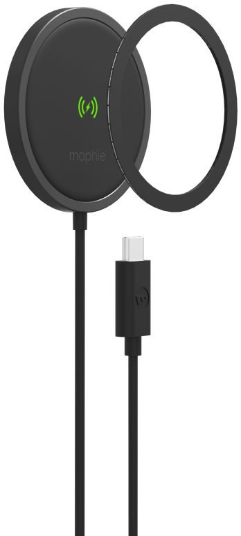 Mophie Snap+ Wireless Draadloze Oplader voor MagSafe Snelladen Zwart afbeelding 8