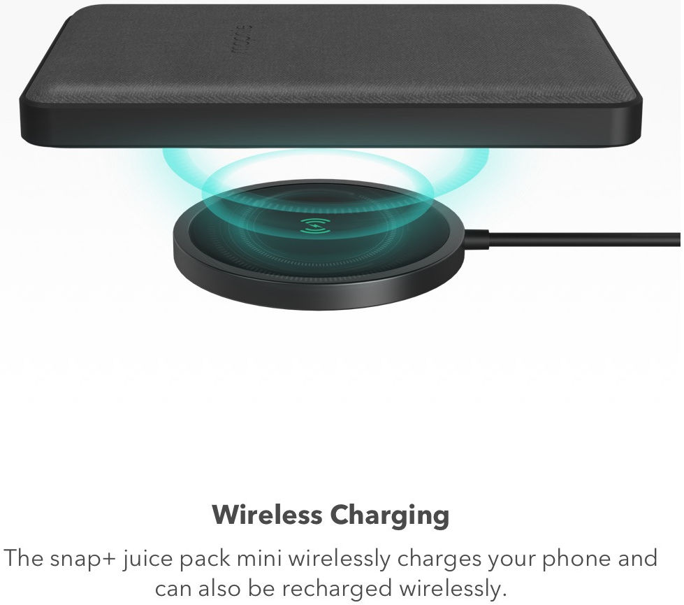 Mophie Snap+ Wireless Draadloze Oplader voor MagSafe Snelladen Zwart afbeelding 7