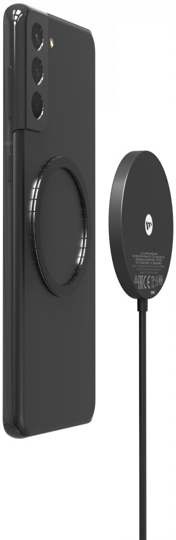 Mophie Snap+ Wireless Draadloze Oplader voor MagSafe Snelladen Zwart afbeelding 9