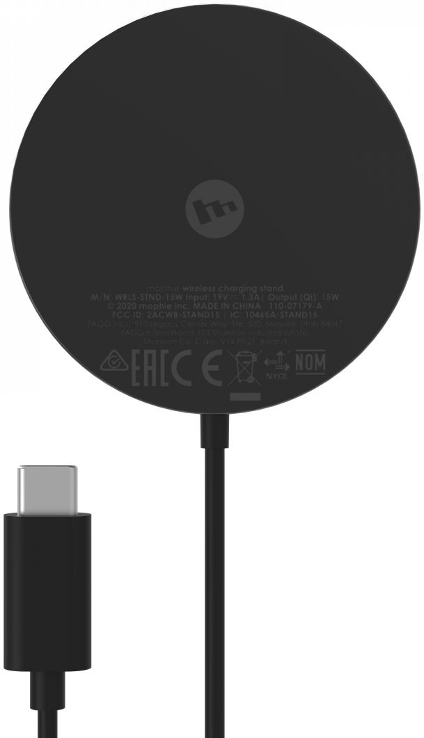 Mophie Snap+ Wireless Draadloze Oplader voor MagSafe Snelladen Zwart afbeelding 12
