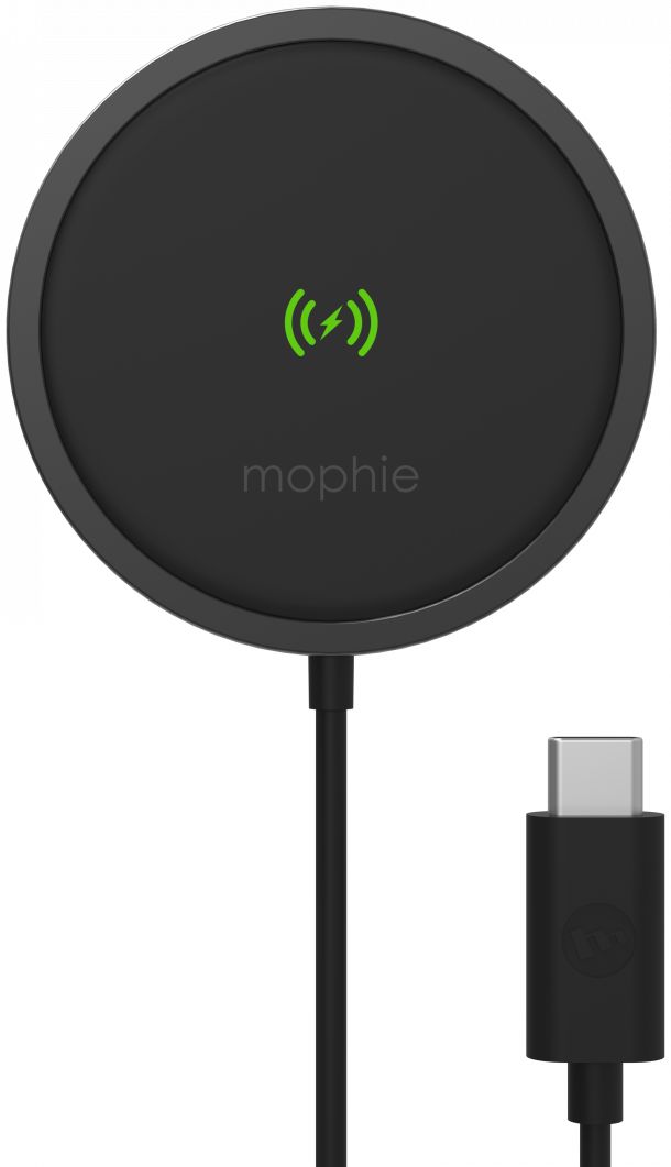 Mophie Snap+ Wireless Draadloze Oplader voor MagSafe Snelladen Zwart afbeelding 10