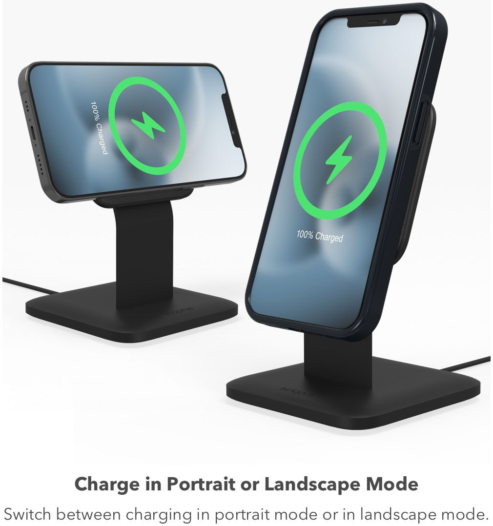 Mophie Snap+ Wireless Stand Bureauhouder 15W met MagSafe Snelladen afbeelding 7