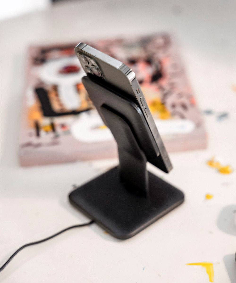 Mophie Snap+ Wireless Stand Bureauhouder 15W met MagSafe Snelladen afbeelding 9