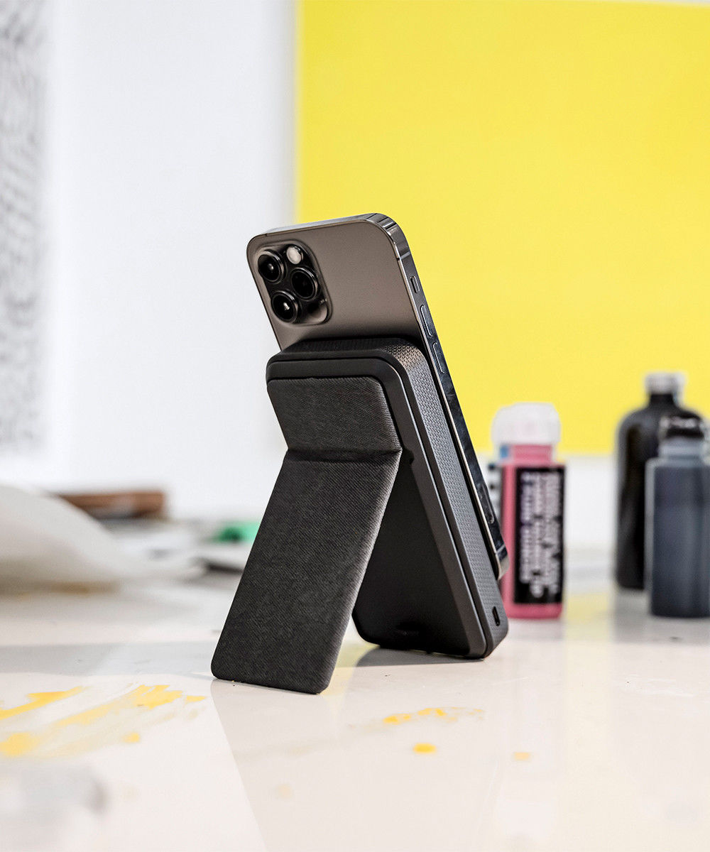 Mophie Snap+ Powerstation Stand MagSafe Powerbank 10.000 mAh Zwart afbeelding 7