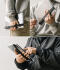 Ringke Fusion+ Apple iPad 10.2 Hoes + Handstrap & Bumpers Wit/Zwart afbeelding 10