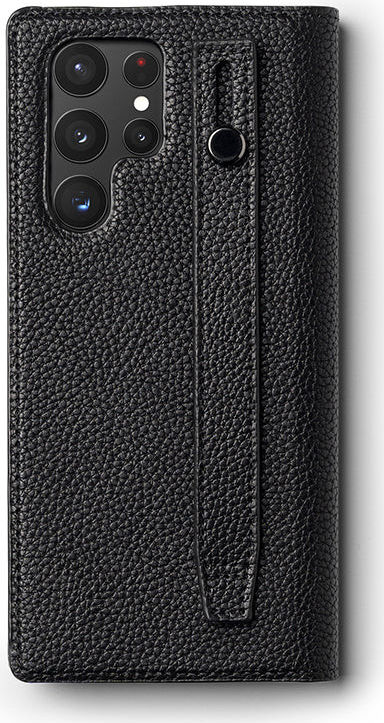 Ringke Folio Signature EZ Strap Samsung Galaxy S22 Ultra Hoesje Zwart afbeelding 3