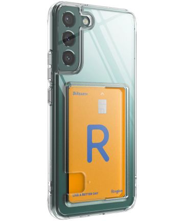 Ringke Fusion Card Samsung Galaxy S22 Plus Hoesje Transparant Hoesjes