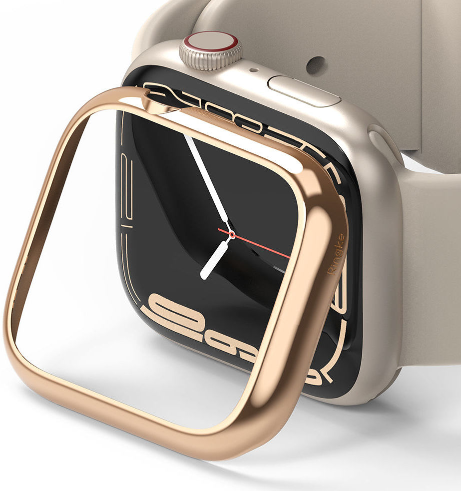 Ringke Bezel Styling - Apple Watch 7 / 8 / 9 45MM - Randbeschermer - Goud afbeelding 1
