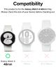 Ringke Metal One Samsung Galaxy Watch 4 40MM Bandje RVS Zilver