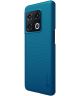 Nillkin Super Frosted Shield OnePlus 10 Pro Hoesje Back Cover Blauw