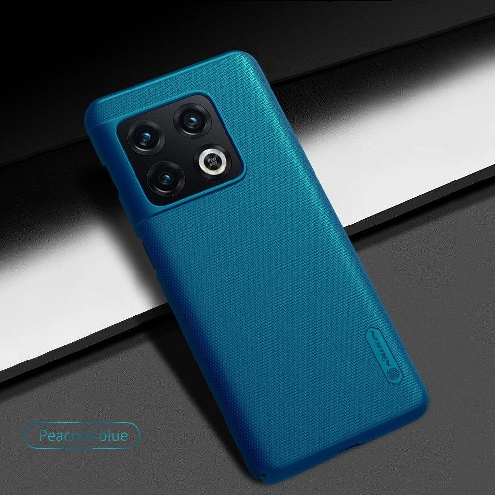 Nillkin Super Frosted Shield OnePlus 10 Pro Hoesje Back Cover Blauw afbeelding 6
