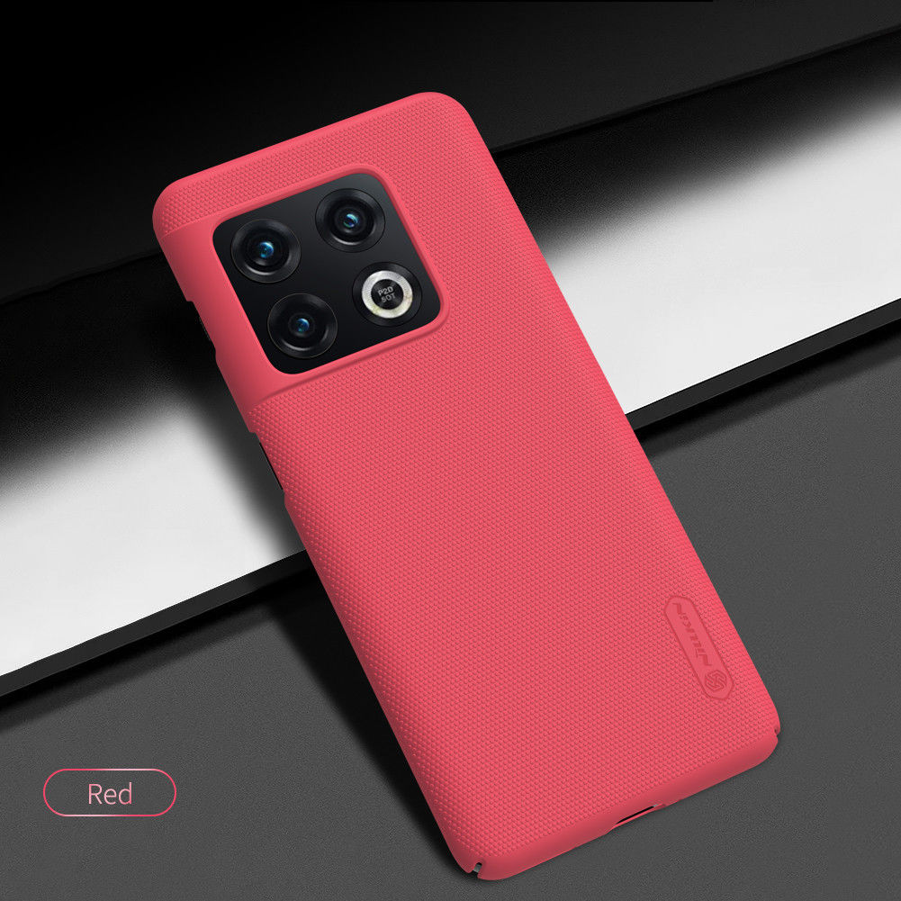 Nillkin Super Frosted Shield OnePlus 10 Pro Hoesje Back Cover Rood afbeelding 6