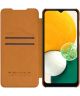 Nillkin Qin Samsung Galaxy A13 5G / A04s Hoesje Wallet Book Case Bruin