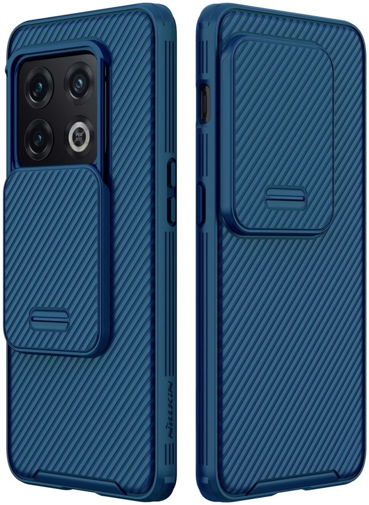 Nillkin CamShield OnePlus 10 Pro Hoesje met Camera Slider Blauw afbeelding 4