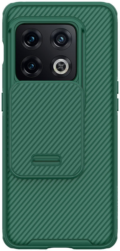 Nillkin CamShield OnePlus 10 Pro Hoesje met Camera Slider Groen afbeelding 1