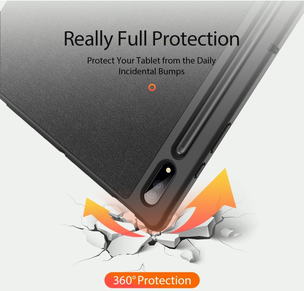 Dux Ducis Domo Samsung Galaxy Tab S8 Ultra Hoes Book Case Zwart afbeelding 3