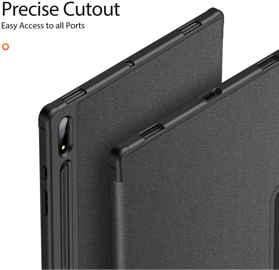 Dux Ducis Domo Samsung Galaxy Tab S8 Ultra Hoes Book Case Zwart afbeelding 10